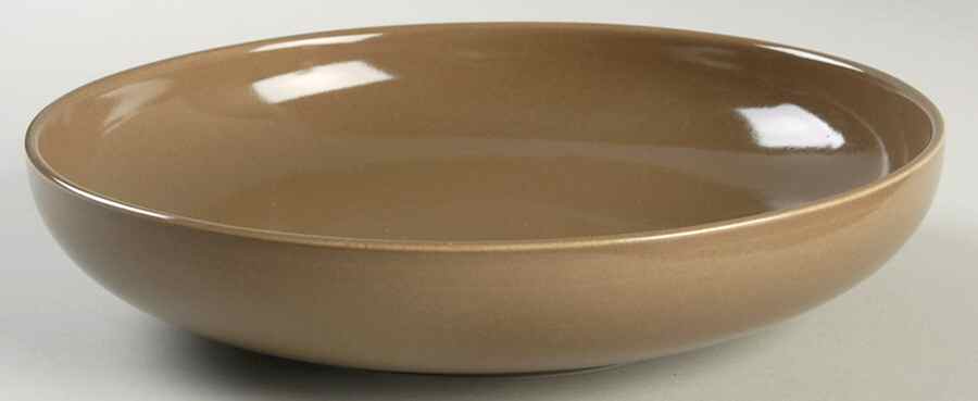 Casual Brown 10" Round Vegetable Bowl by Iroquois-1