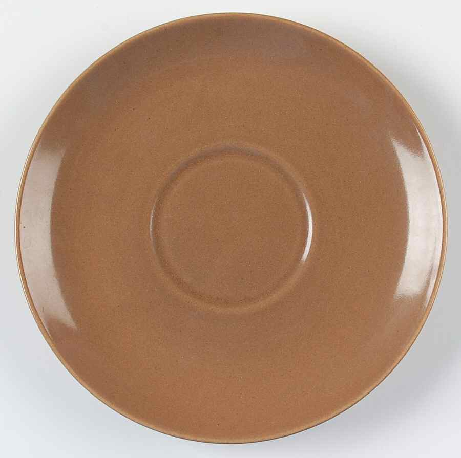 Casual Brown Underplate for Gravy Boat (Soup Base) by Iroquois-1