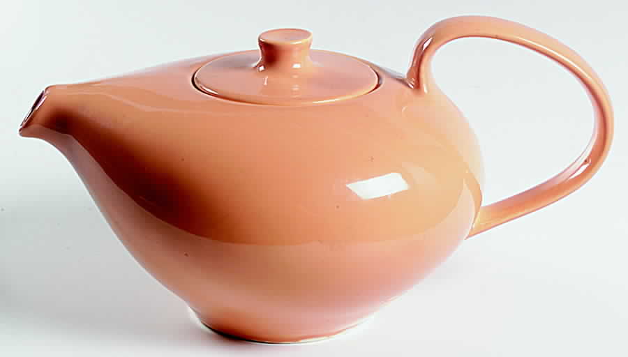 Casual Cantaloupe Teapot & Lid by Iroquois-1