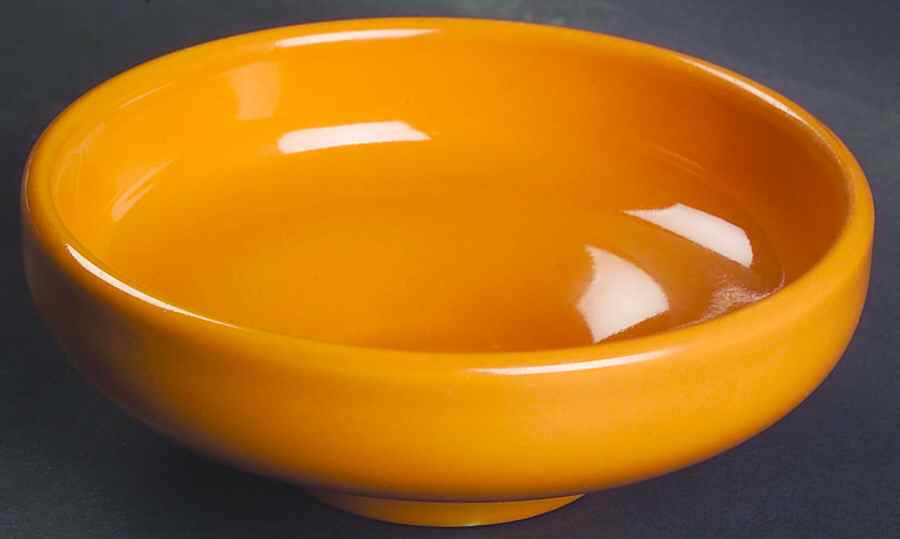 Casual Cantaloupe Restyled Fruit/Dessert Bowl by Iroquois-1