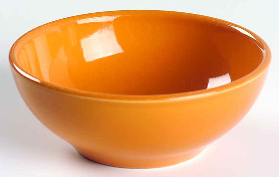 Casual Cantaloupe Coupe Cereal Bowl by Iroquois-1