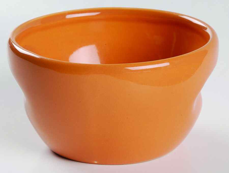 Casual Cantaloupe Open Sugar Bowl by Iroquois-1