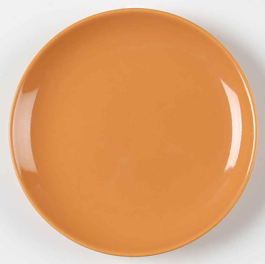 Casual Cantaloupe Bread & Butter Plate by Iroquois-1