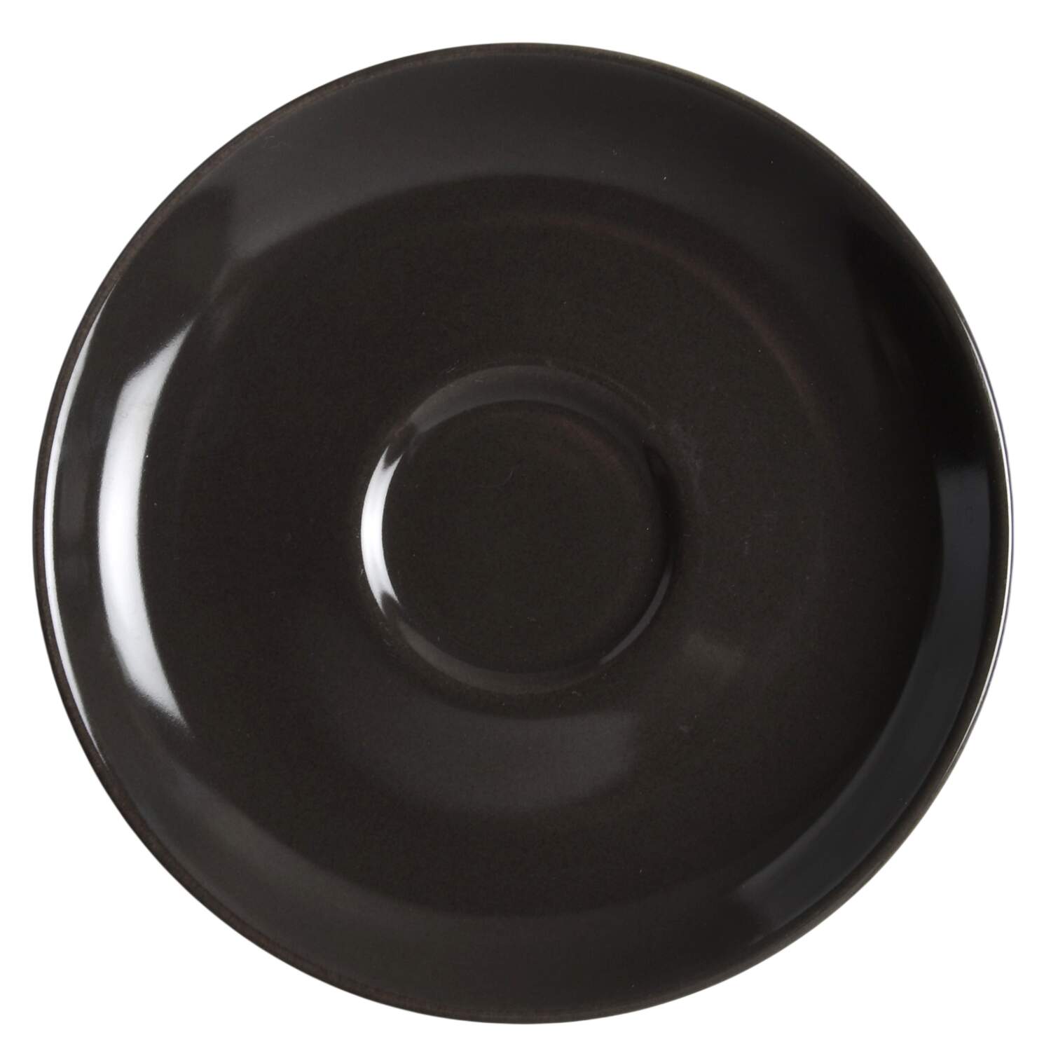 Casual Charcoal Saucer for Flat Cup by Iroquois-1