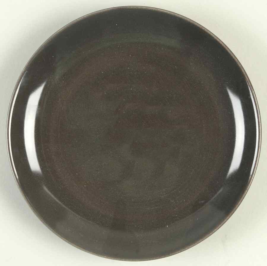 Casual Charcoal Bread & Butter Plate by Iroquois-1