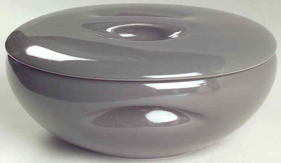 Casual Charcoal 2 Qt Covered Casserole with Recess Lid by Iroquois-1