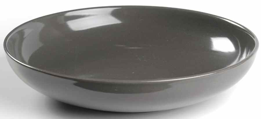 Casual Charcoal 10" Round Vegetable Bowl by Iroquois-1