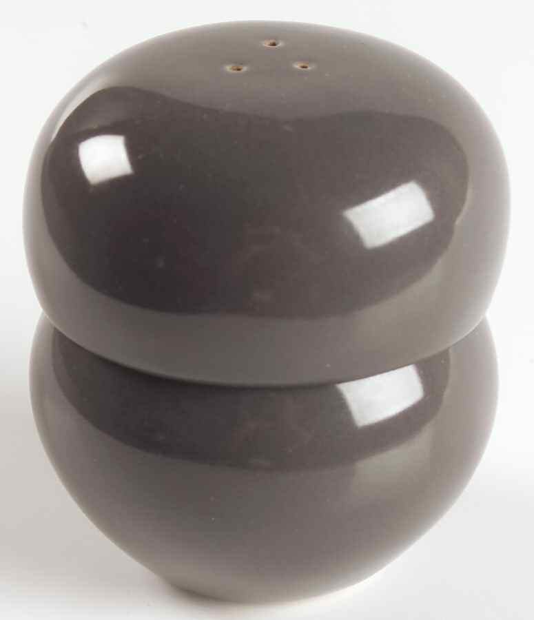 Casual Charcoal Stacking Salt & Pepper Set by Iroquois-1