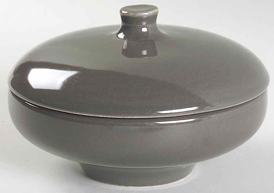 Casual Charcoal Redesign Sugar Bowl & Lid (Fruit/Dessert Bowl) by Iroquois-1