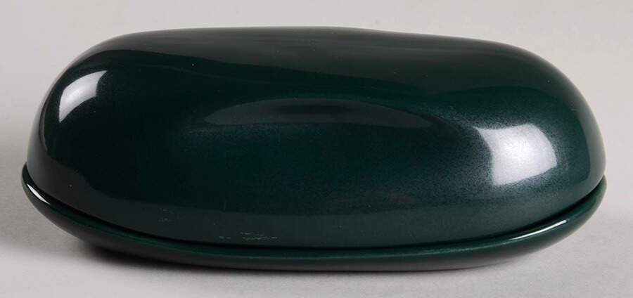 Casual Dark Green 1/2 Pound Butter & Relish/Butter Tray by Iroquois-1