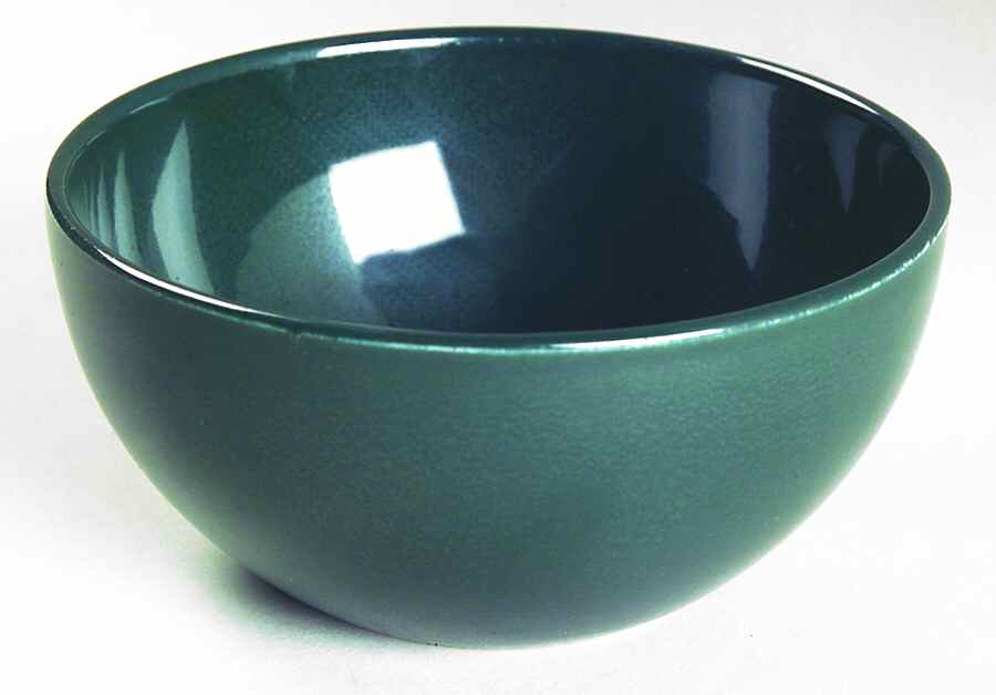 Casual Dark Green Coupe Soup Bowl by Iroquois-1