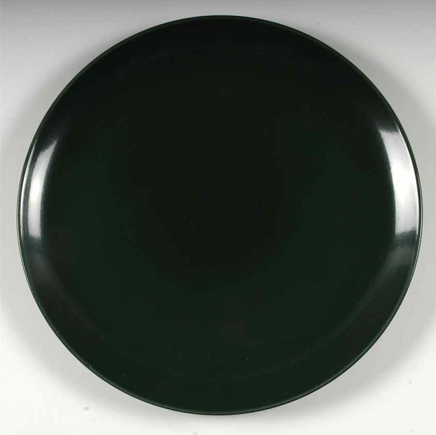 Casual Dark Green 13" Chop Plate (Round Platter) by Iroquois-1