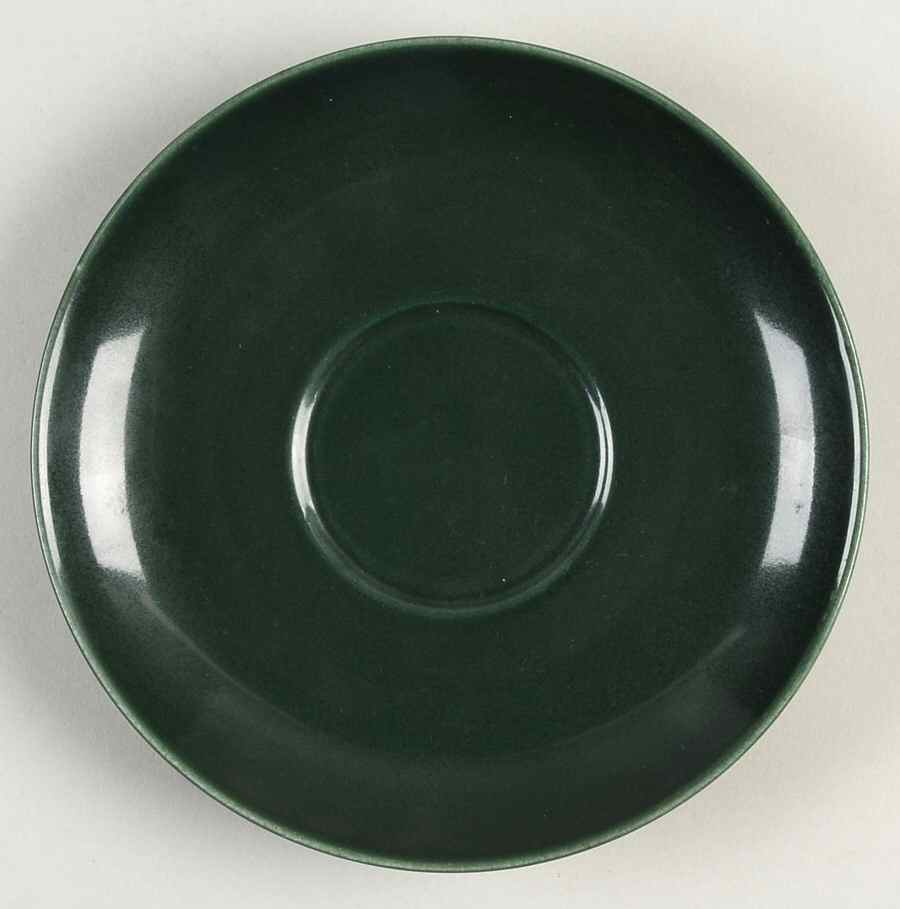 Casual Dark Green Underplate for Gravy Boat (Soup Base) by Iroquois-1