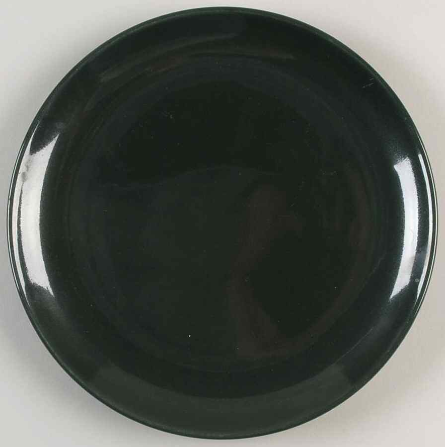 Casual Dark Green Luncheon Plate by Iroquois-1