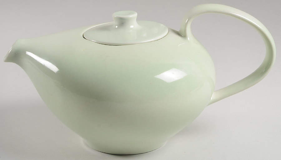 Casual Lettuce Green Teapot & Lid by Iroquois-1