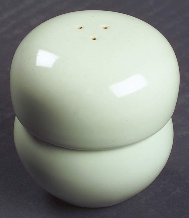 Casual Lettuce Green Stacking Salt & Pepper Set by Iroquois-1