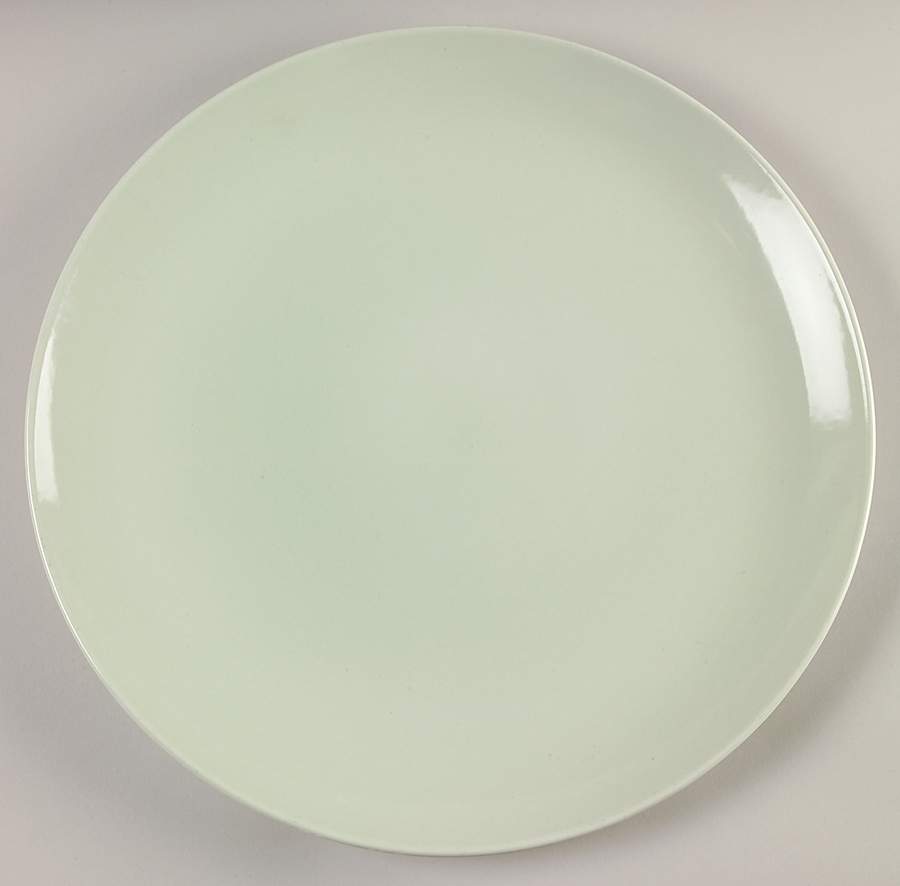Casual Lettuce Green 13" Chop Plate (Round Platter) by Iroquois-1