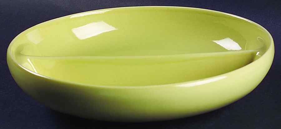 Casual Lemon Round Divided Vegetable Bowl by Iroquois-1