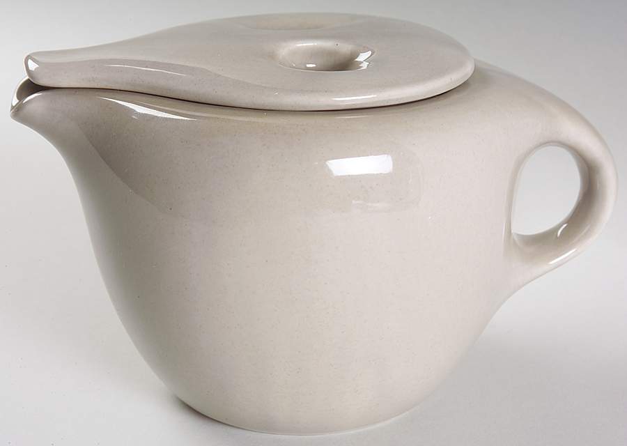 Casual Oyster After Dinner Coffee Pot & Lid by Iroquois-1