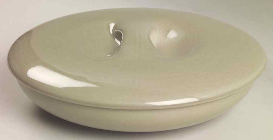 Casual Oyster Rd Covered Vegetable Bowl (RV10 Base & Recessed lid by Iroquois-1
