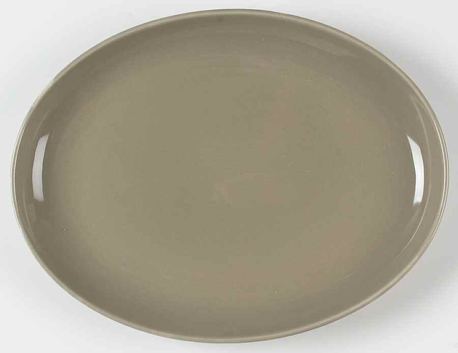 Casual Oyster 14" Oval Serving Platter by Iroquois-1