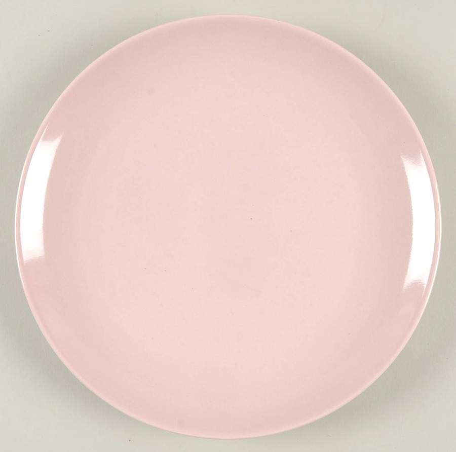 Casual Pink Luncheon Plate by Iroquois-1