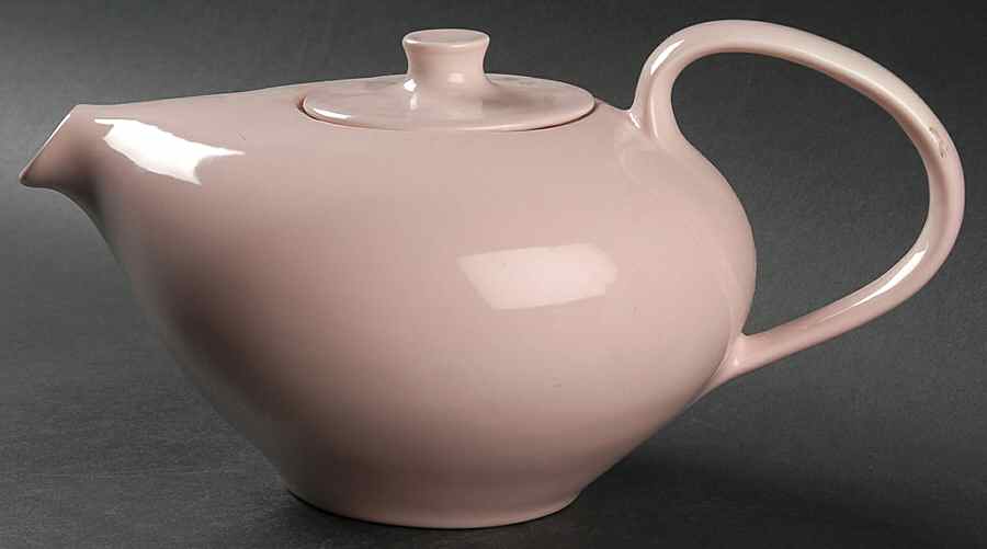 Casual Pink Teapot & Lid by Iroquois-1