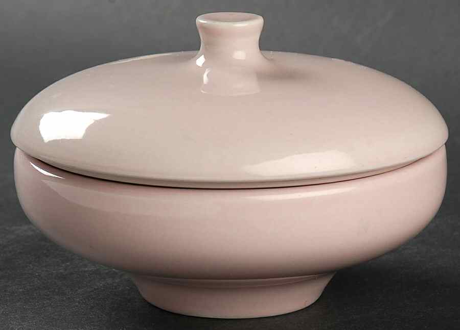 Casual Pink Redesign Sugar Bowl & Lid (Fruit/Dessert Bowl) by Iroquois-1