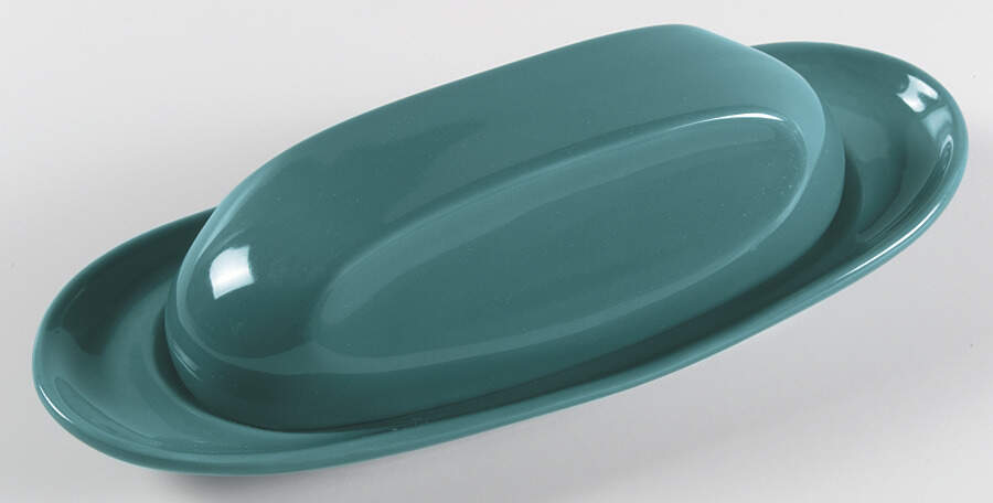 Casual Turquoise 1/4 Lb Covered Butter by Iroquois-1