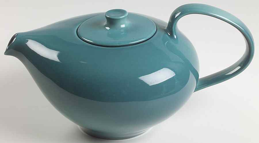 Casual Turquoise Teapot & Lid by Iroquois-1
