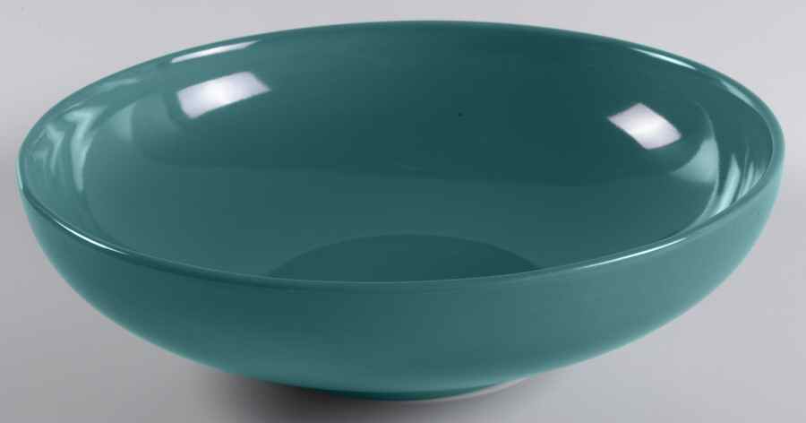 Casual Turquoise 8" Round Vegetable Bowl by Iroquois-1