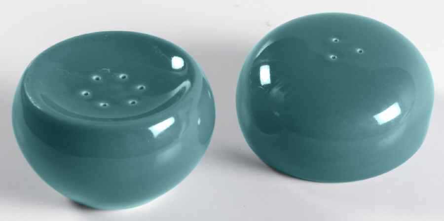Casual Turquoise Stacking Salt & Pepper Set by Iroquois-1