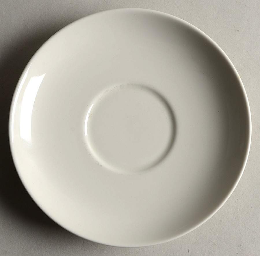 Casual White Underplate for Gravy Boat (Soup Base) by Iroquois-1