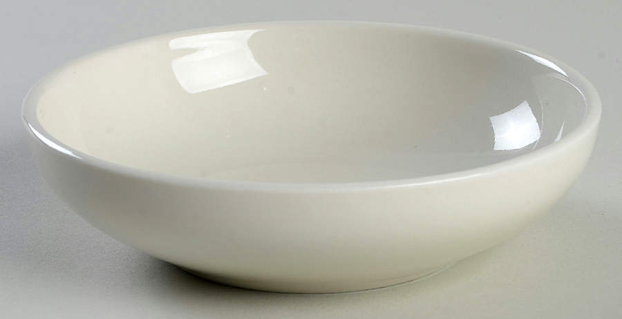 Casual White Fruit/Dessert (Sauce) Bowl by Iroquois-1