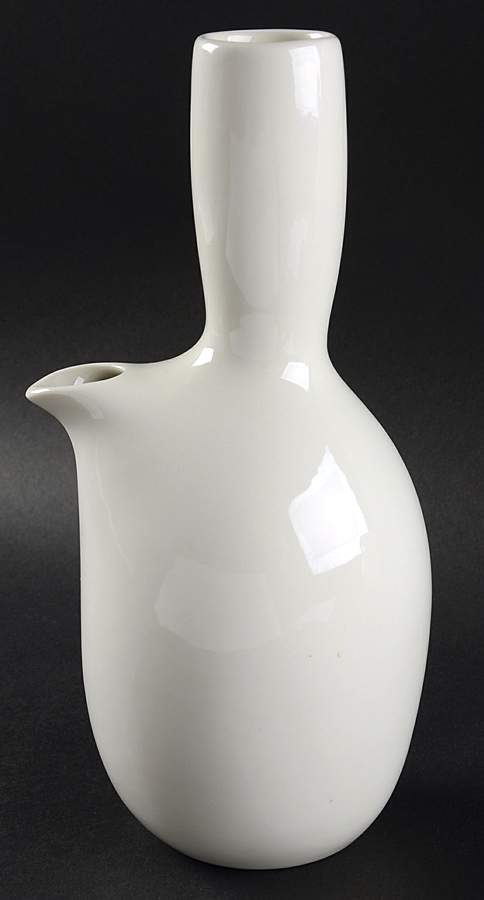 Casual White Open Carafe by Iroquois-1