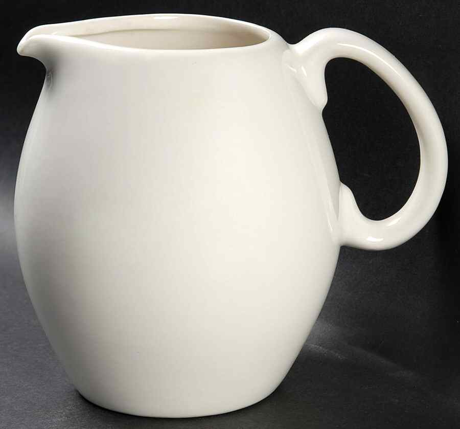 Casual White 32 Oz Pitcher by Iroquois-1