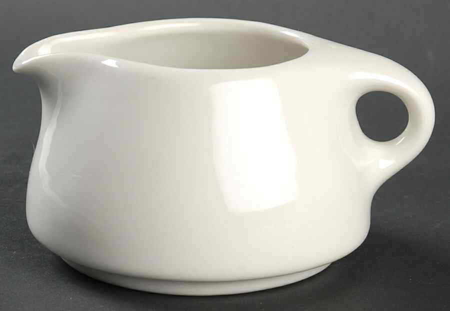 Casual White Family Size Creamer by Iroquois-1