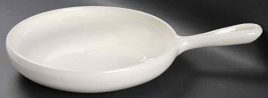 Casual White 10" Skillet-No Lid (Knob Or Recess) by Iroquois-1