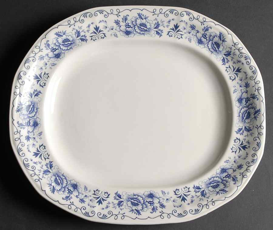 Clinton Inn 12" Oval Serving Platter by Iroquois-1