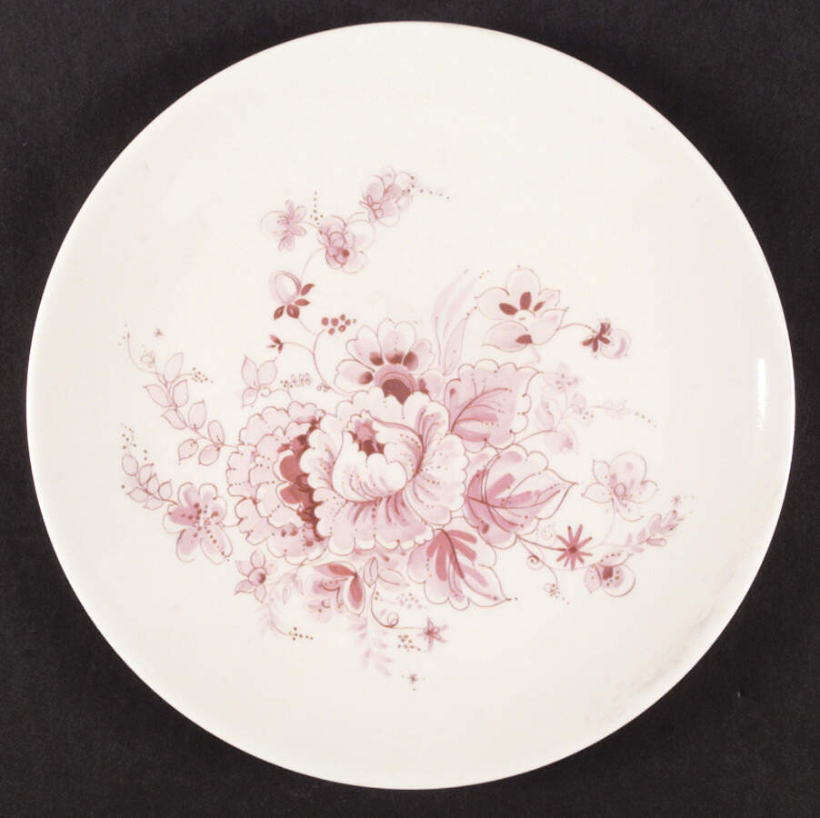 Colonial Pink Dinner Plate by Iroquois-1