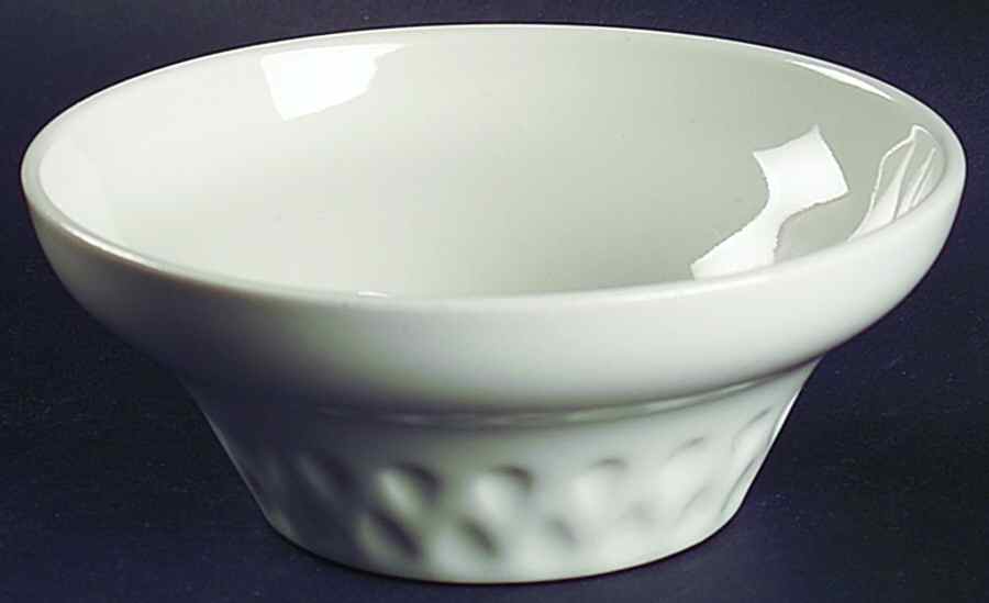 Diamond White Fruit/Dessert (Sauce) Bowl by Iroquois-1
