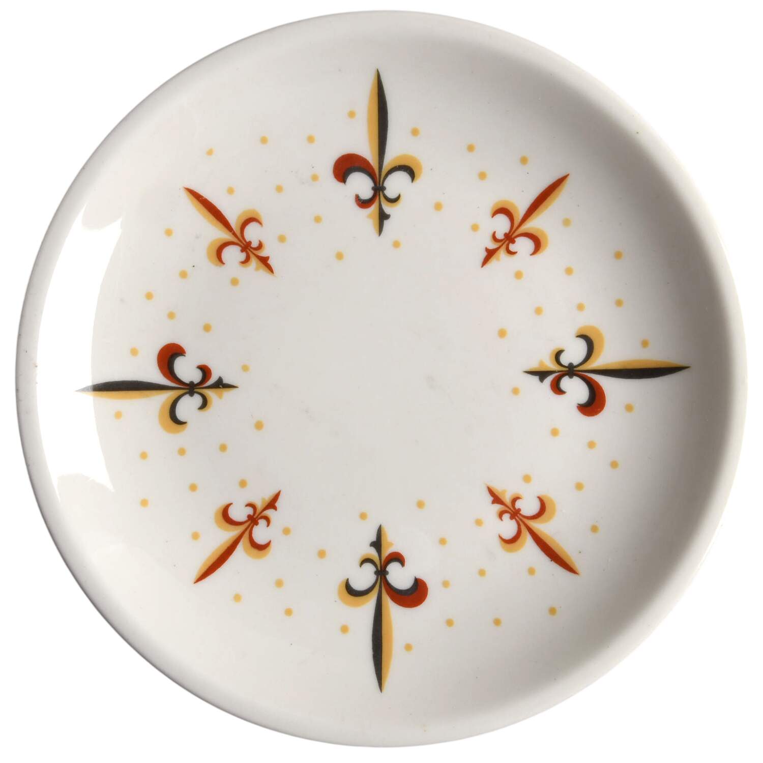 Fleur De Lis Bread & Butter Plate by Iroquois-1