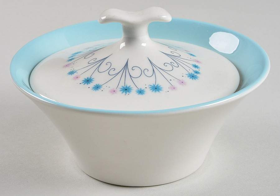 Garland Sugar Bowl & Lid by Iroquois-1