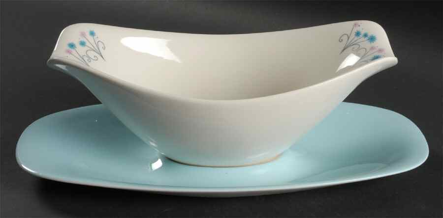 Garland Gravy Boat & Underplate by Iroquois-1
