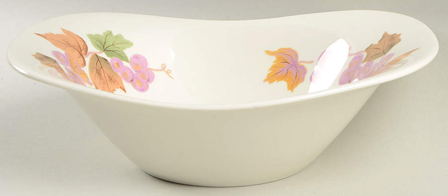 Grapes 9" Oval Vegetable Bowl by Iroquois-1