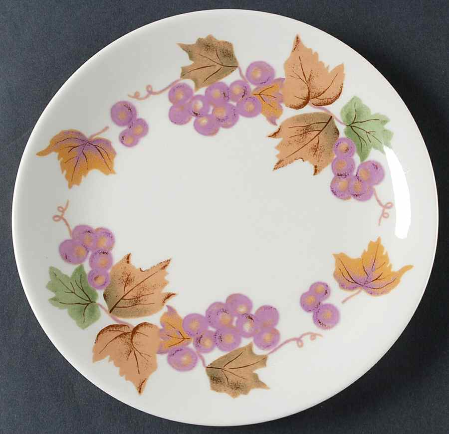 Grapes Salad Plate by Iroquois-1