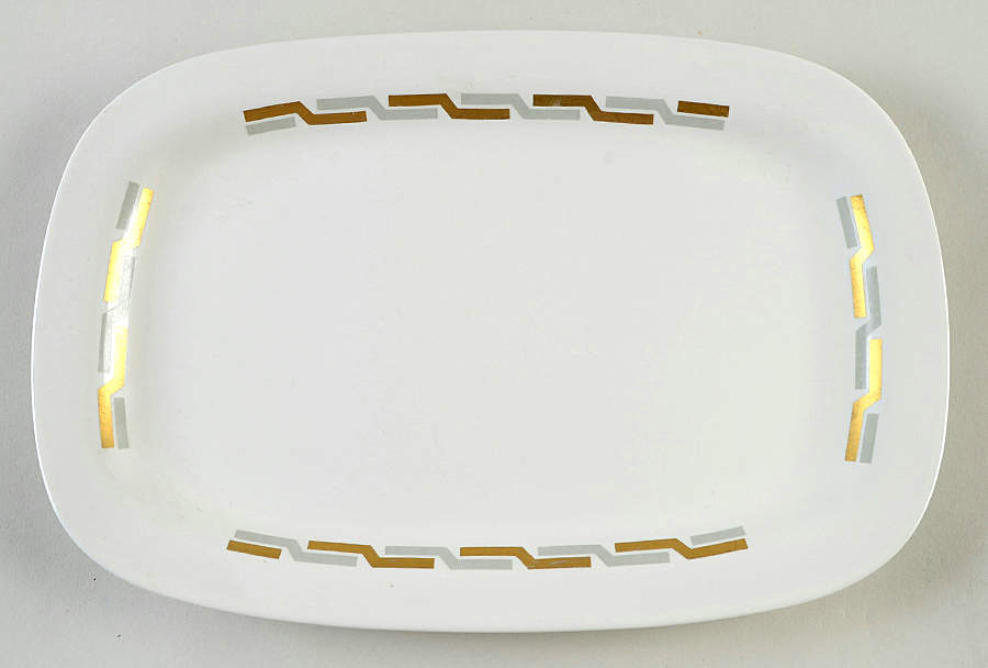 Grecian Gold 12" Oval Serving Platter by Iroquois-1