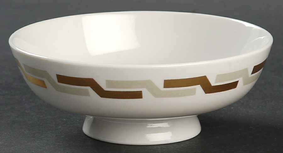 Grecian Gold Fruit/Dessert (Sauce) Bowl by Iroquois-1