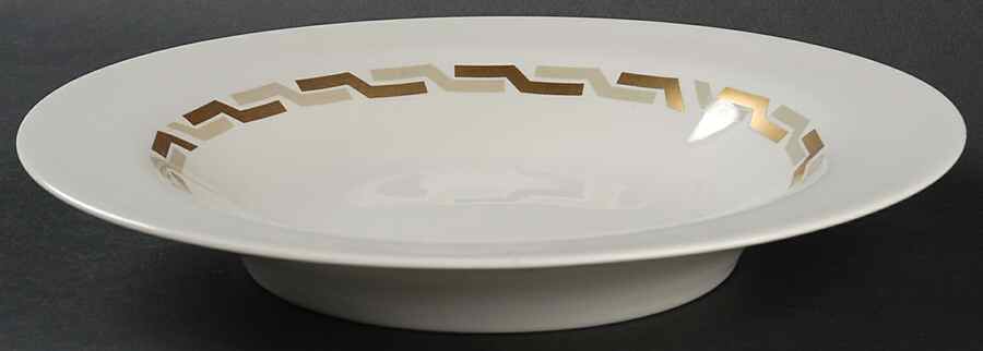 Grecian Gold Rim Soup Bowl by Iroquois-1