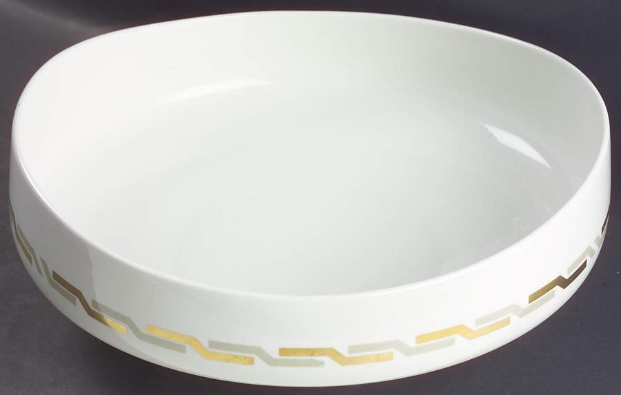 Grecian Gold 10" Large Salad Serving Bowl by Iroquois-1